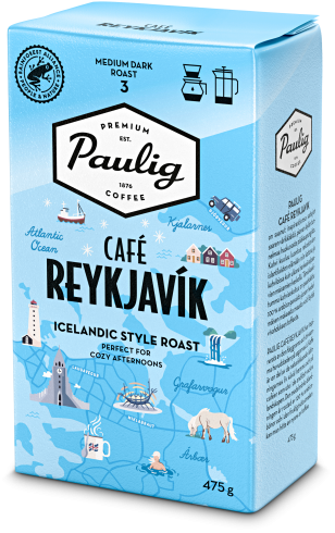 Paulig Café Reykjavík -tuotepakkaus